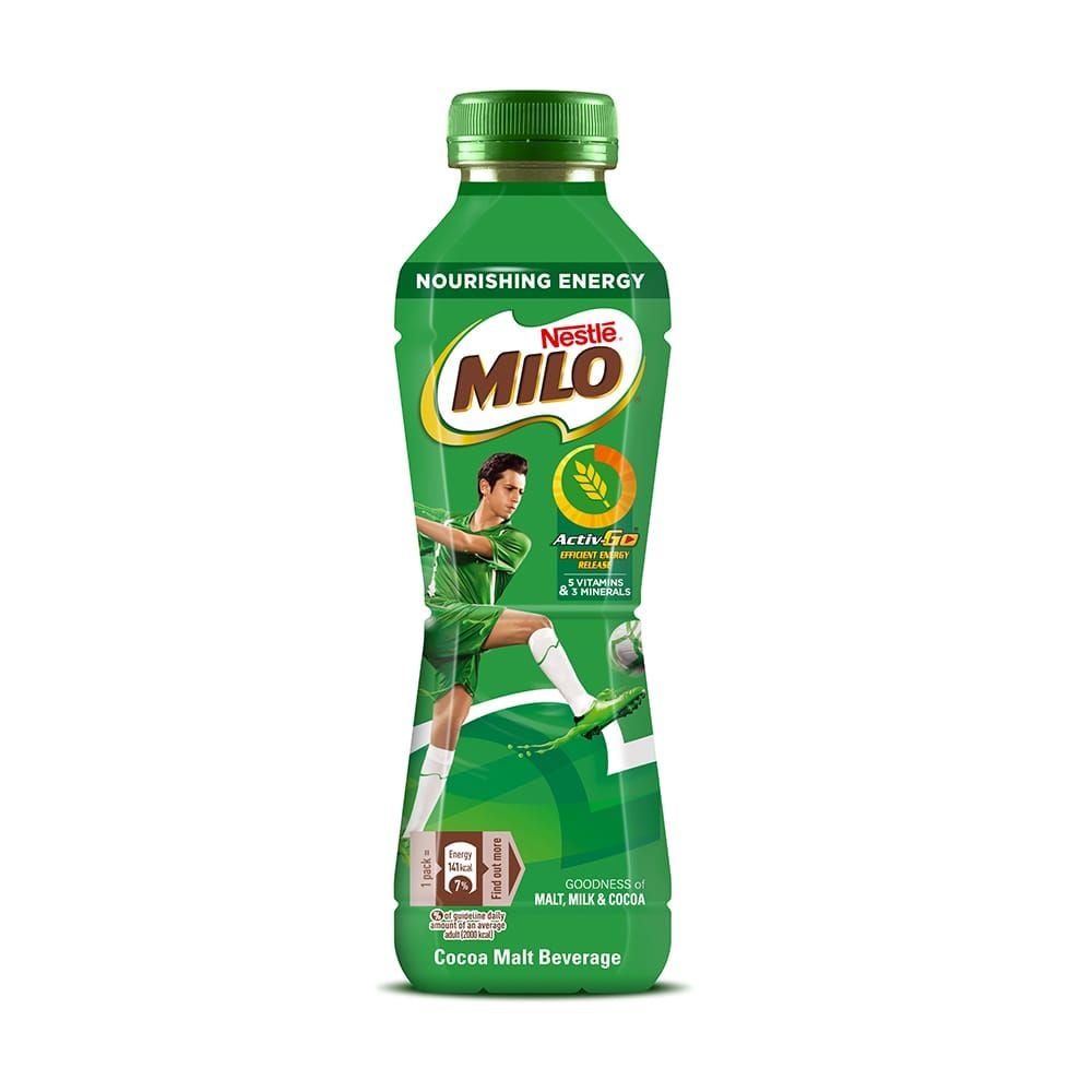 Milo Cocoa Malt Drink Bottle, Cocoa Malt Beverage, 220ml