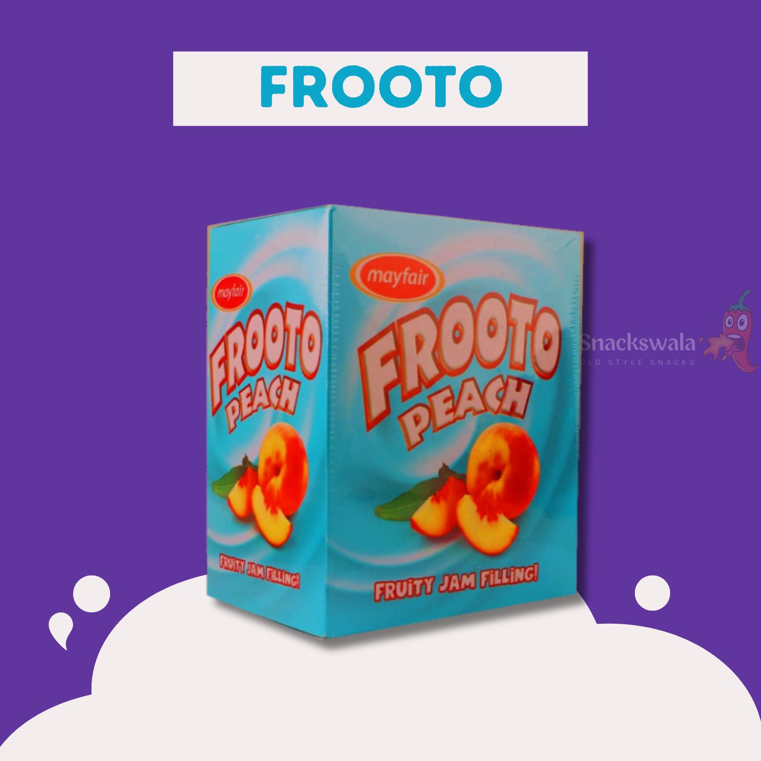 Frooto peach candy | 100 pcs