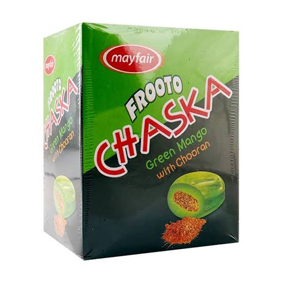 Frooto Chaska Green Mango with Churan Candy 100 pieces