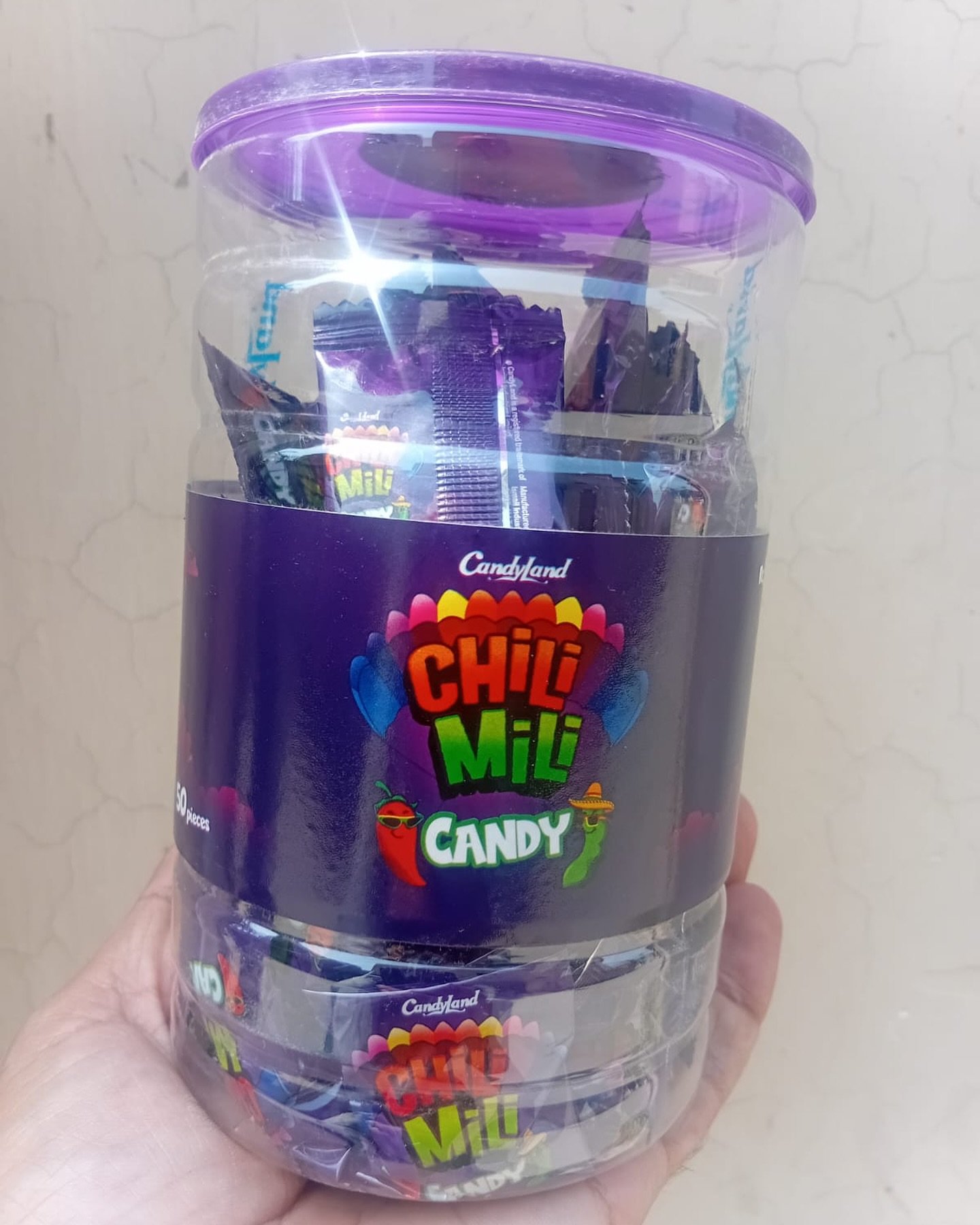 Chilli Milli Candy jar (50 pieces)