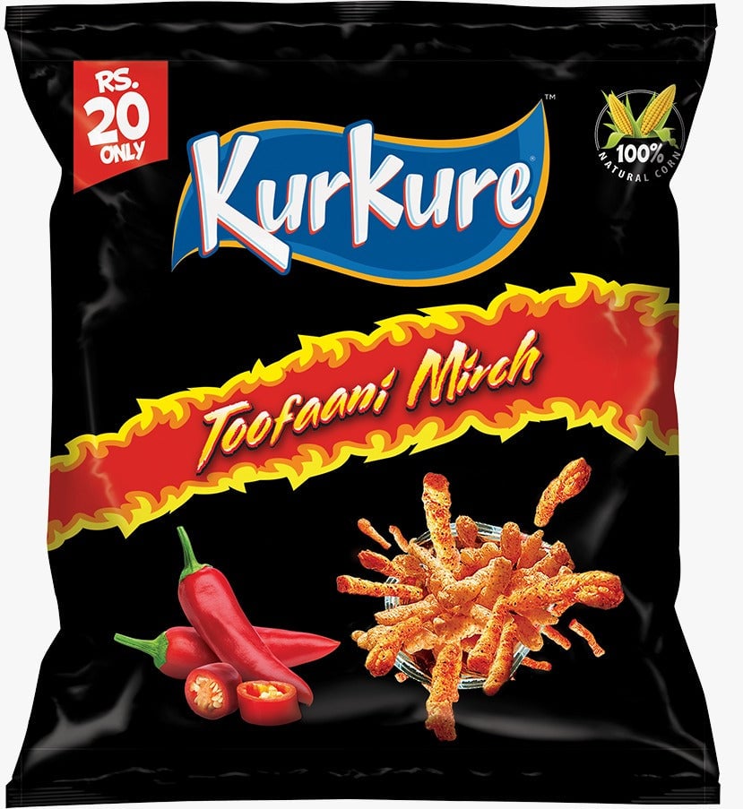 Kurkure Black Toofani Mirch Rs 20 ( Black Kurkure )