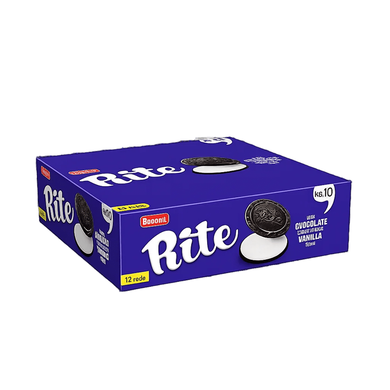 Bisconni Rite Chocolate Biscuits With Vanilla Cream 12 pcs