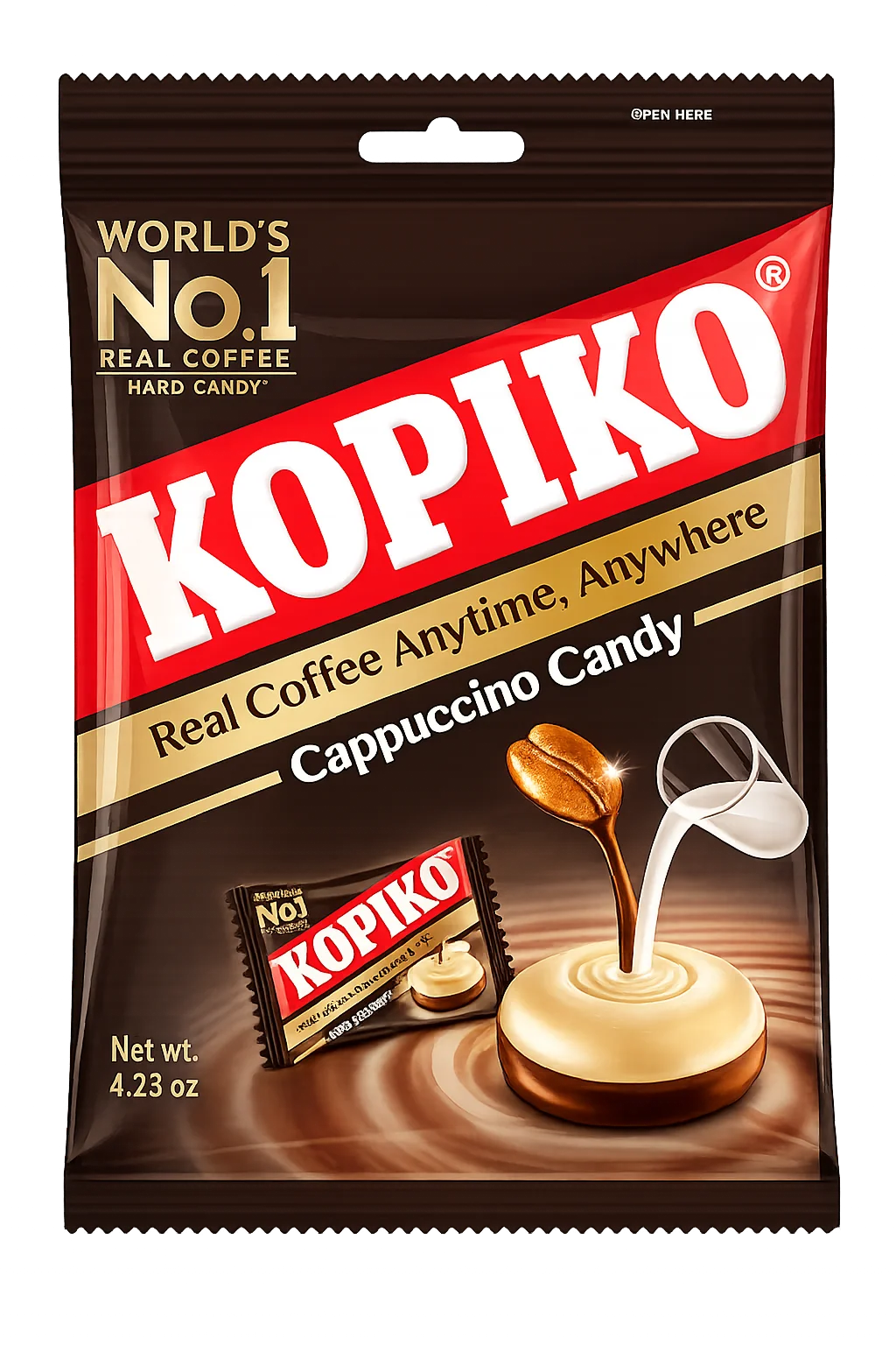 Kopiko Cappuccino Coffee Candy 140g