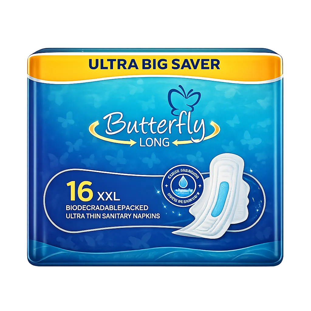 Butterfly Long Ultra-Thin XXL ( 16 Pads )