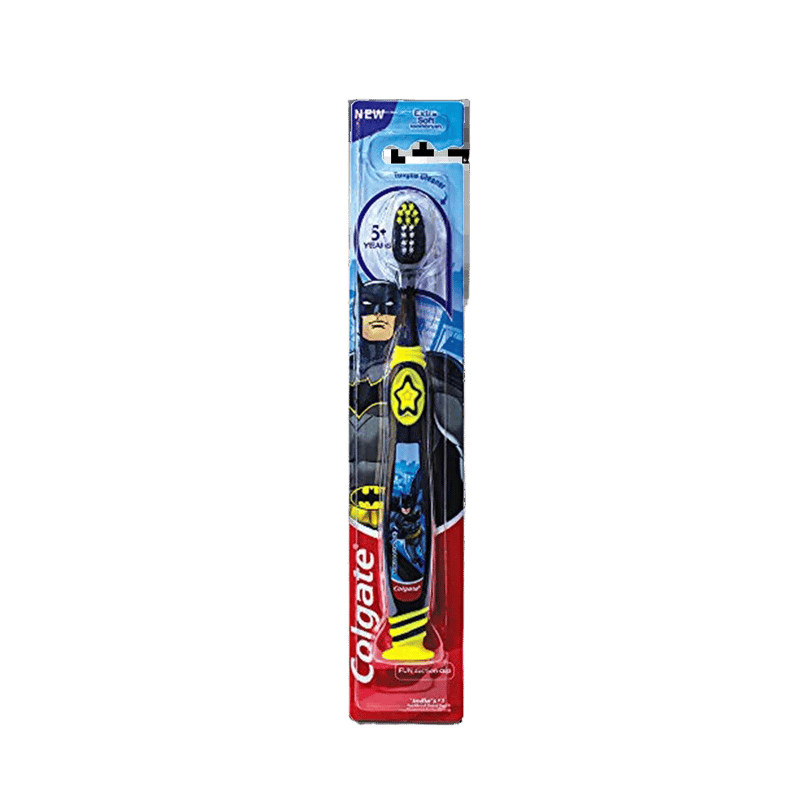 Colgate Kids Toothbrush Ultra-Soft , Tongue Cleaner ( Random Gender )