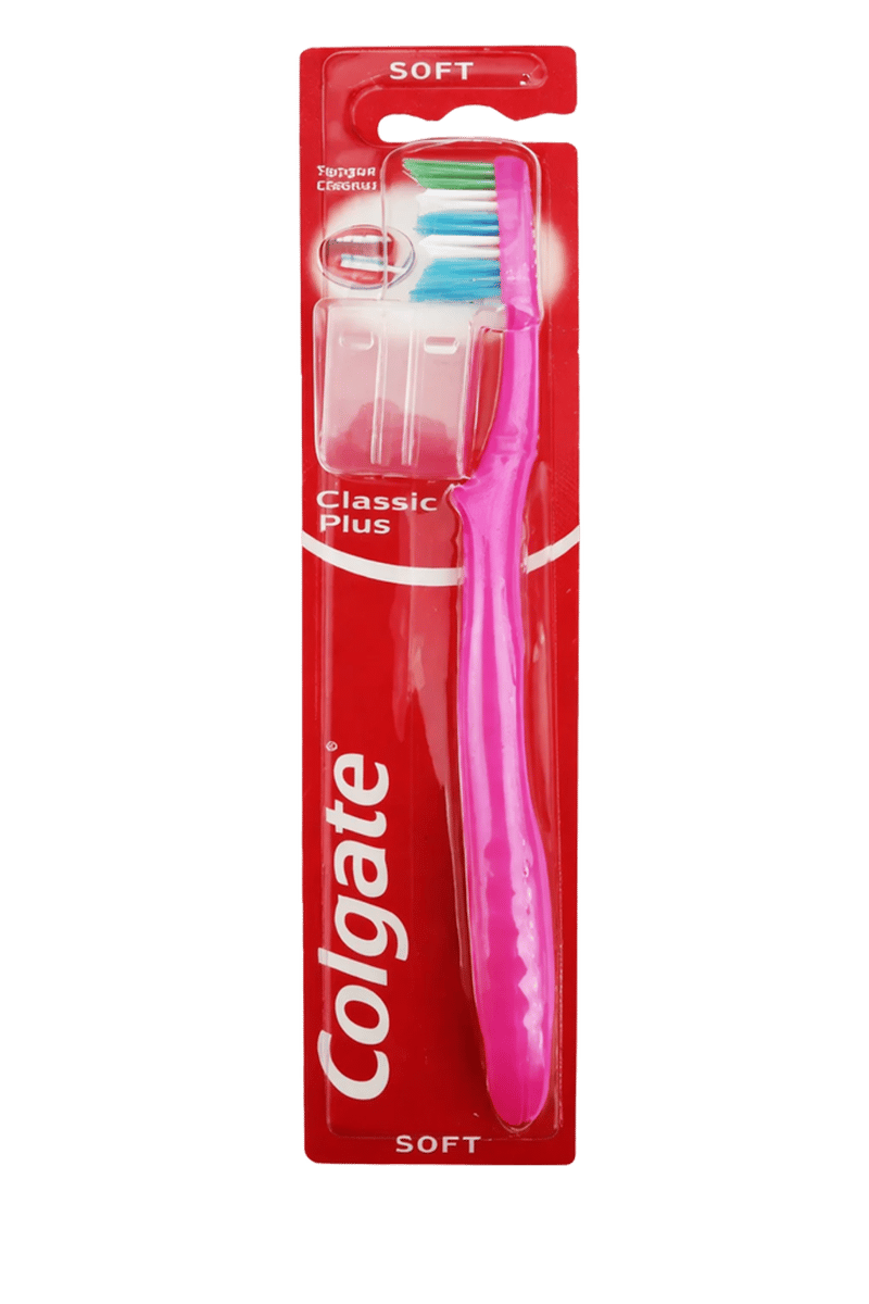 Colgate Toothbrush Soft, Classic Plus Tongue Cleaner
