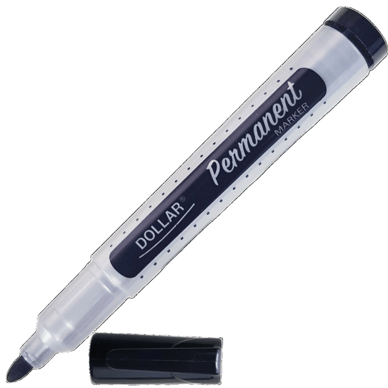 Dollar Black Permanent Marker