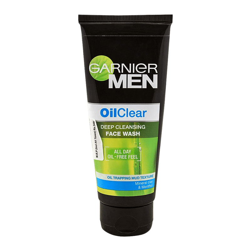Garnier Men Oil Clear Deep Cleansing Face Wash, 100gm