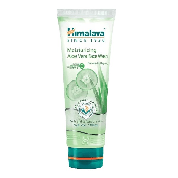 Himalaya Facewash Moisturizing Aloe Vera 100ml