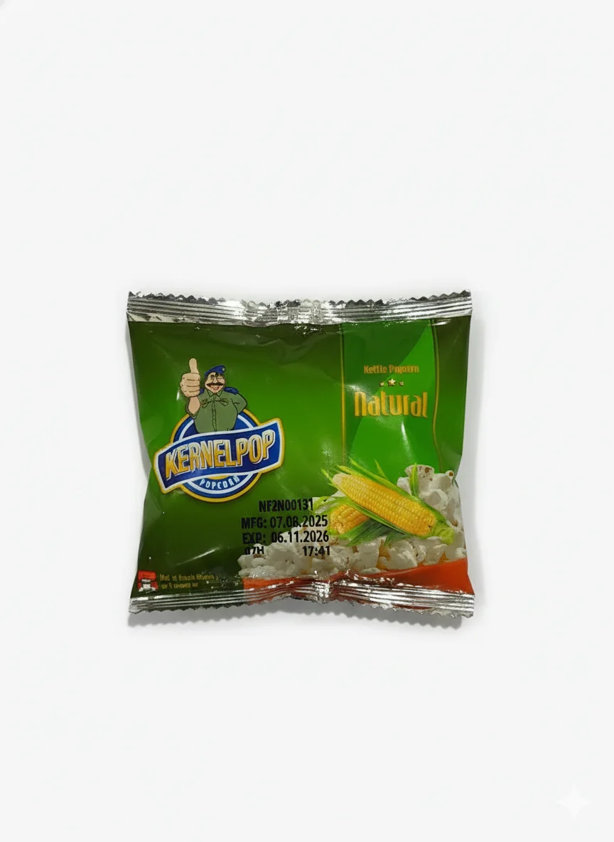 Kernel Pop, Kettle Popcorn, Hot 'n' Fresh, 30g