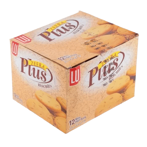 LU Zeera Plus Biscuit Bar pack 12 pc