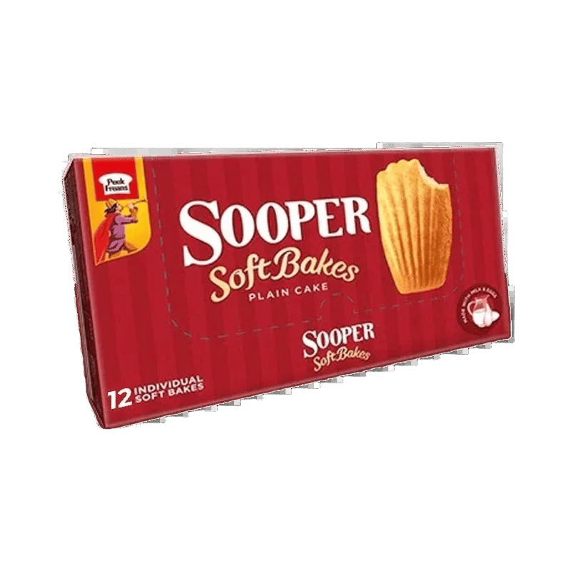 Peek Freans Sooper Soft Bakes Plain Cake - 12 Piece Pack